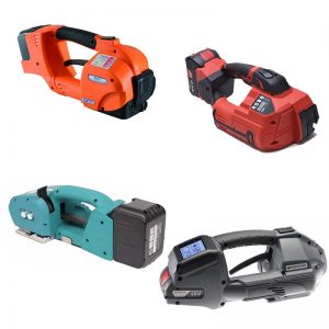 Professionele omsnoeringsset TES PRO 12-16mm incl. 2x batterij & oplader + PET band – omsnoeringskar