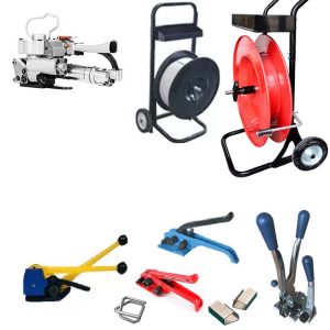 Professionele omsnoeringsset TES PRO 12-16mm incl. 2x batterij & oplader + PET band – omsnoeringskar
