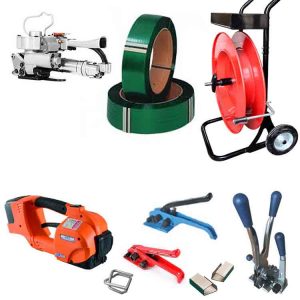 Professionele omsnoeringsset TES PRO 12-16mm incl. 2x batterij & oplader + PET band – omsnoeringskar