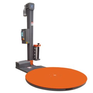 SMARTWRAP X2 rekfoliemachine pallet met weegschaal en etikettenprinter