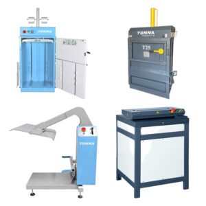 Papierpers TONNA5, 5 ton, 50kN, baal 40kg